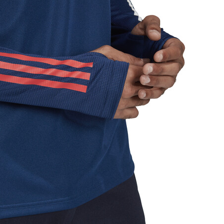 Sweat zippé OL bleu 2020/21