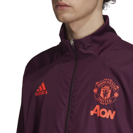 Veste entraînement Manchester United violet 2020/21