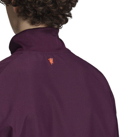 Veste entraînement Manchester United violet 2020/21