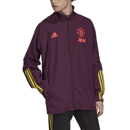 Veste entraînement Manchester United violet 2020/21
