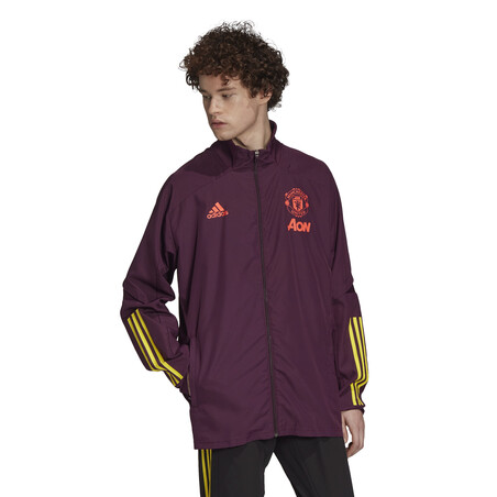 Veste entraînement Manchester United violet 2020/21