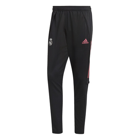Pantalon survêtement Real Madrid noir rose 2020/21