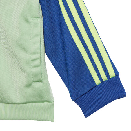 Ensemble survêtement enfant adidas vert bleu