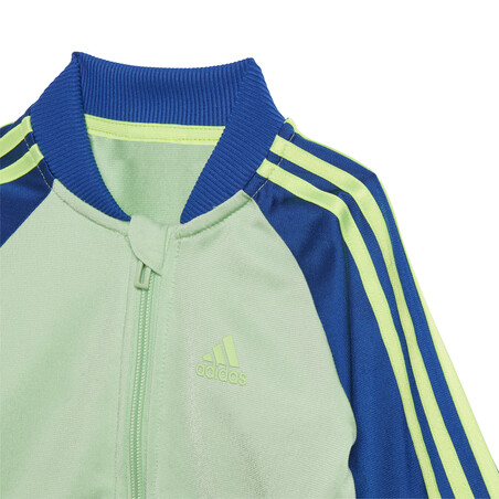 Ensemble survêtement enfant adidas vert bleu