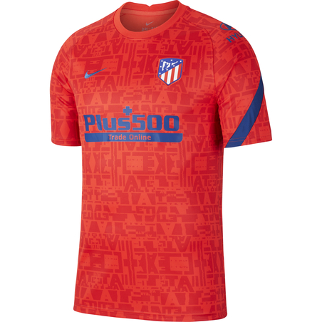 Maillot avant match Atlético Madrid rouge 2020/21