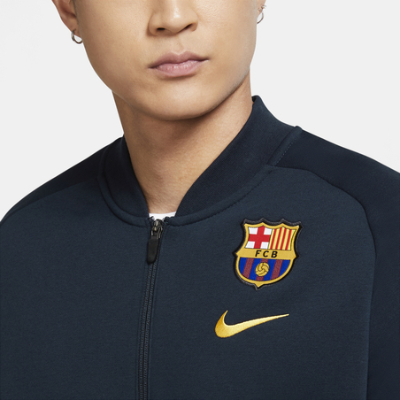 Veste survêtement FC Barcelone GFA Fleece bleu 2020/21