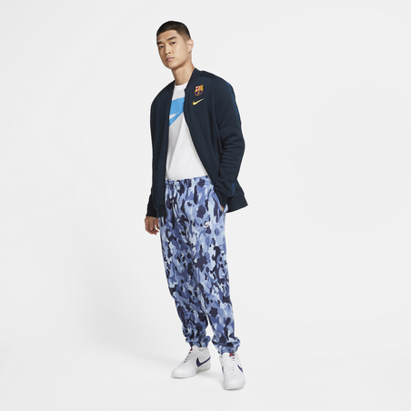 Veste survêtement FC Barcelone GFA Fleece bleu 2020/21