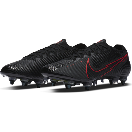 Nike Mercurial Vapor XIII Elite Anti-Clog SG-Pro noir rouge