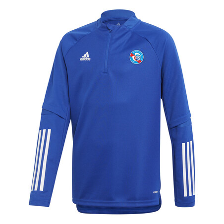 Sweat zippé RC Strasbourg bleu 2020/21