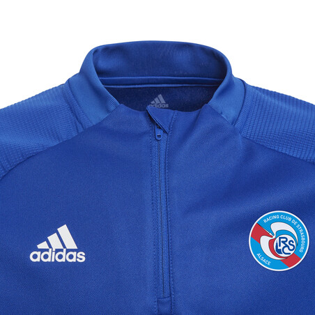 Sweat zippé RC Strasbourg bleu 2020/21