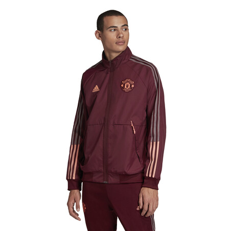 Veste survêtement Manchester United Anthem rouge 2020/21