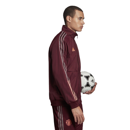 Veste survêtement Manchester United Anthem rouge 2020/21