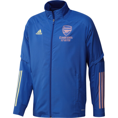 Veste entraînement Arsenal bleu rose 2020/21