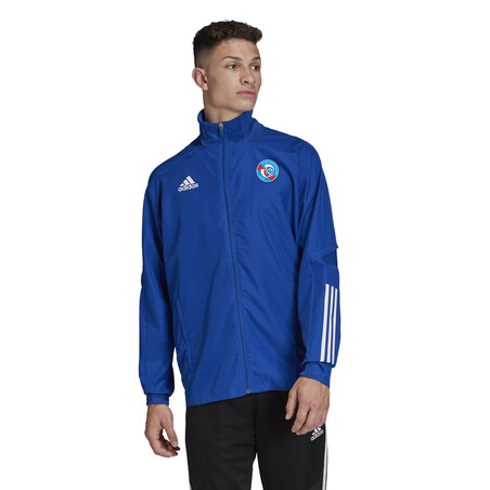 Veste survêtement RC Strasbourg bleu 2020/21