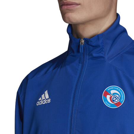 Veste survêtement RC Strasbourg bleu 2020/21