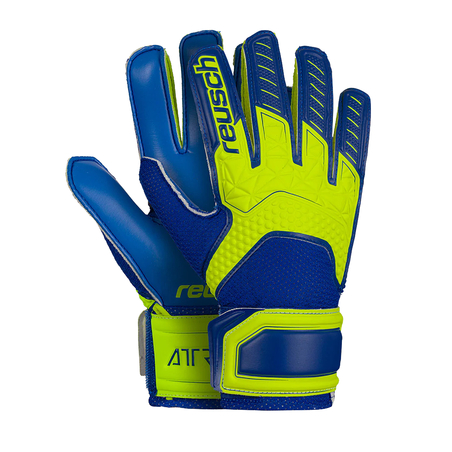 Gants Gardien junior Reusch Attrakt bleu jaune