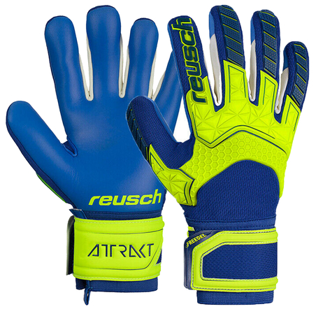 Gants Gardien Reusch Attrakt bleu jaune