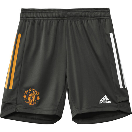 Short entraînement junior Manchester United vert orange 2020/21