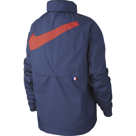 Veste imperméable junior PSG bleu rouge 2020/21