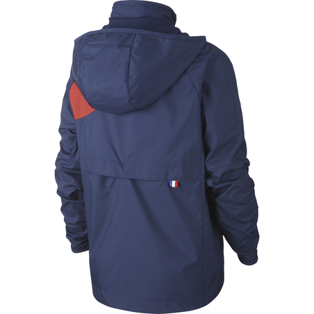 Veste imperméable junior PSG bleu rouge 2020/21