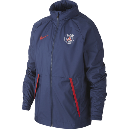 Veste imperméable junior PSG bleu rouge 2020/21