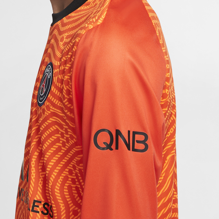 Maillot gardien manches longues PSG orange 2020/21
