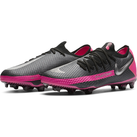 Nike Phantom junior GT Pro FG basse noir rose