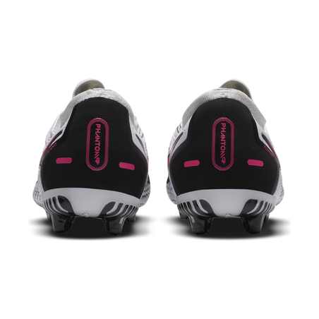 Nike Phantom junior GT Pro FG basse blanc rose