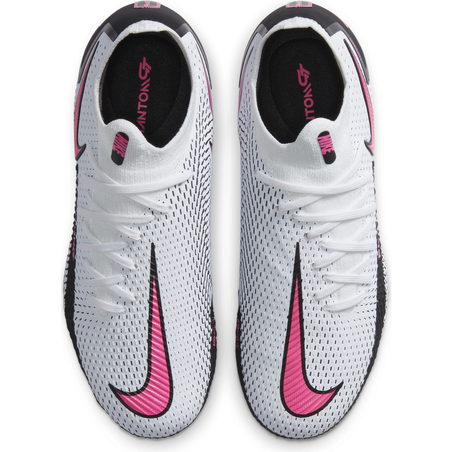 Nike Phantom junior GT Pro FG basse blanc rose