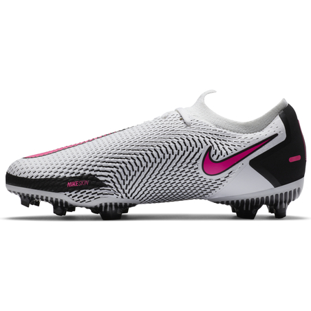 Nike Phantom junior GT Pro FG basse blanc rose
