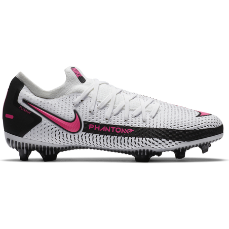 Nike Phantom junior GT Pro FG basse blanc rose