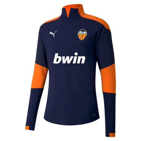 Sweat zippé Valence bleu orange 2020/21
