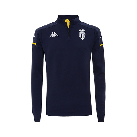 Sweat zippé junior AS Monaco bleu 2020/21