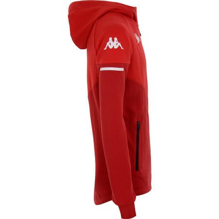 Veste à capuche AS Monaco rouge 2020/21