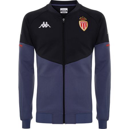 Veste AS Monaco noir bleu 2020/21