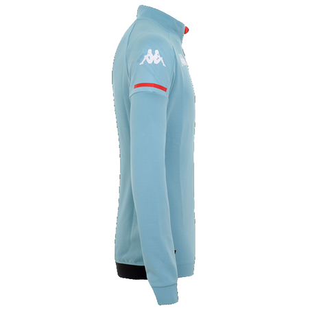 Sweat zippé junior AS Monaco bleu 2020/21