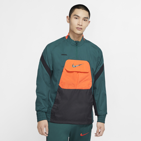 Anorak Nike F.C. vert orange