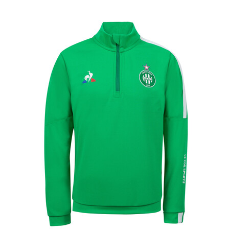 Sweat zippé junior ASSE vert 2020/21