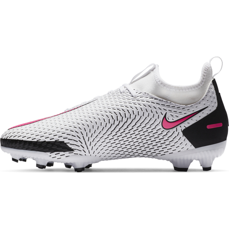 Nike Phantom GT junior Academy FG/MG blanc rose