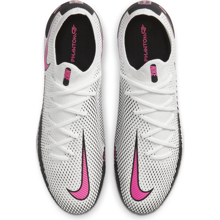 Nike Phantom GT PRO FG basse blanc rose