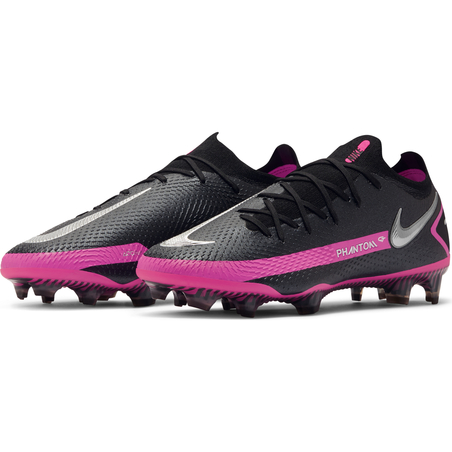 Nike Phantom GT Elite FG basse noir rose