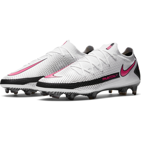 Nike Phantom GT Elite FG basse blanc rose