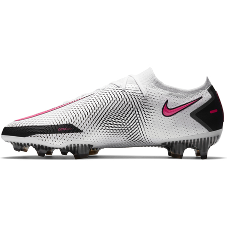 Nike Phantom GT Elite FG basse blanc rose