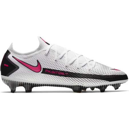 Nike Phantom GT Elite FG basse blanc rose