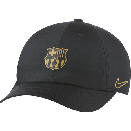 Casquette junior FC Barcelone Heritage 86 noir or 2020/21