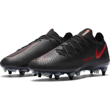 Nike Phantom GT Elite SG-PRO Anti-Clog basse noir rouge