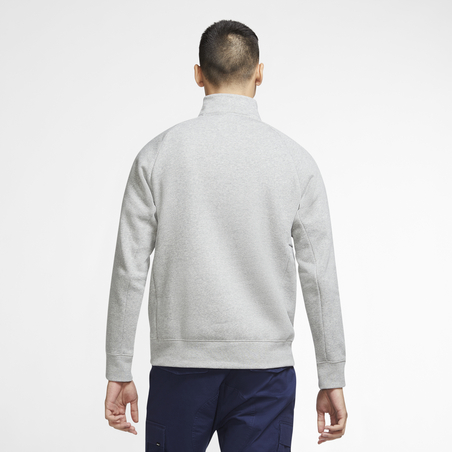 Sweat zippé Liverpool gris 2020/21