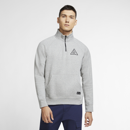 Sweat zippé Liverpool gris 2020/21