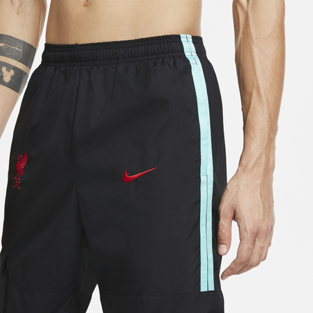 Pantalon survêtement Liverpool cargo noir rouge 2020/21