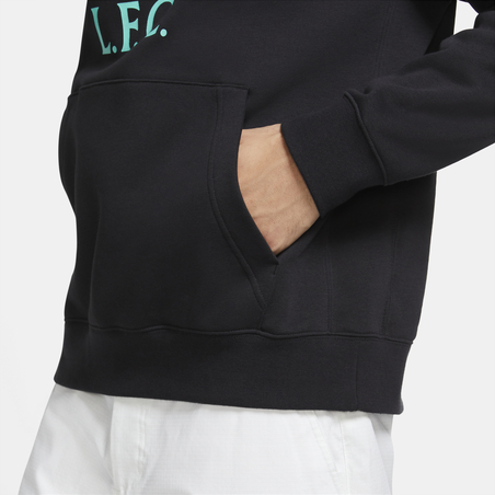 Sweat à capuche Liverpool noir bleu 2020/21